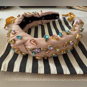 Lele Sadoughi Candy Jeweled Knotted Headband